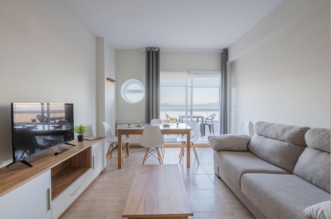 Primera Linea De Playa Samil Costa Con Garaje Incluido Vigo Exteriör bild